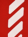 Красные спортивные брюки с белым логотипом Off-White | Фото 4