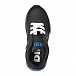Черные кроссовки с синим вставками Diesel | Фото 4
