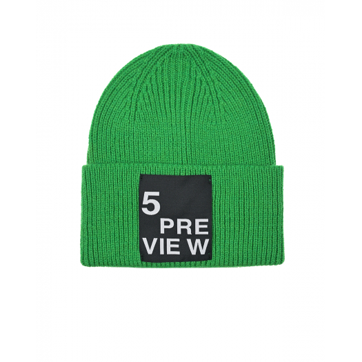 Зеленая шапка бини 5 Preview | Фото 1