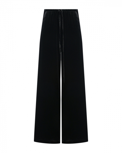 Бархатные черные брюки ALINE | Фото 1