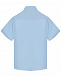 Голубая рубашка с короткими рукавами Silver Spoon | Фото 3