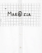 Белая рубашка с аппликацией в клетку MM6 Maison Margiela | Фото 3
