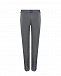 Серые трикотажные брюки со стрелками Dal Lago | Фото 3