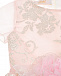 Розовое платье из шелка с вышивкой  | Фото 4
