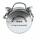 Серебристая круглая сумка 20х8,5 см Karl Lagerfeld kids | Фото 4
