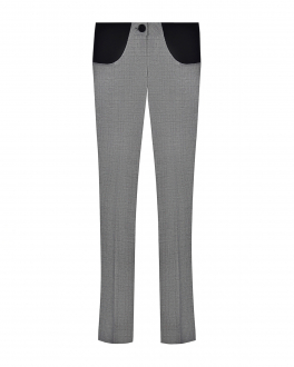 Серые брюки с эластичными вставками Dan Maralex Серый, арт. 360584131 | Фото 1