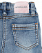 Голубые джинсы с аппликациями Monnalisa | Фото 5