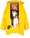 Желтая куртка over fit с принтом на подкладке Freedomday | Фото 2