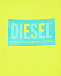 Желтый свитшот с лого Diesel | Фото 3