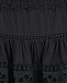 Черная юбка-мини с шитьем Charo Ruiz | Фото 3