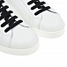Белые кеды с черными шнурками Dolce&Gabbana | Фото 6