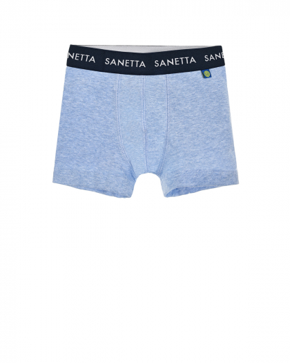 Голубые трусы-боксеры Sanetta | Фото 1