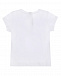 Белая футболка с принтом &quot;бант&quot; Monnalisa | Фото 2