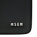 Клатч черного цвета MSGM | Фото 4