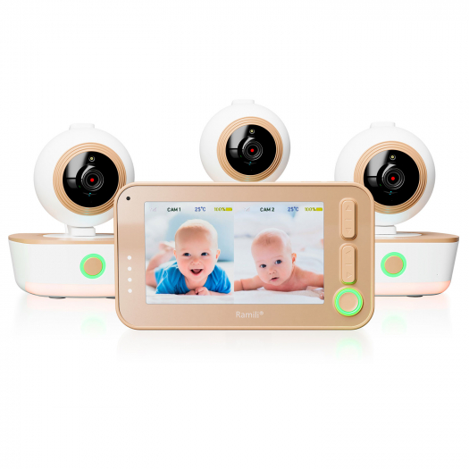Видеоняня Baby RV1300X3 с тремя камерами Ramili | Фото 1