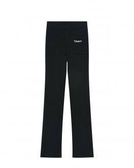 Черные трикотажные брюки Tommy Hilfiger Черный, арт. KG0KG06339 BDS | Фото 2