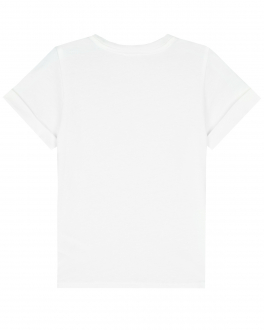 Белая футболка с логотипом Chloe Белый, арт. C15D46 117 | Фото 2