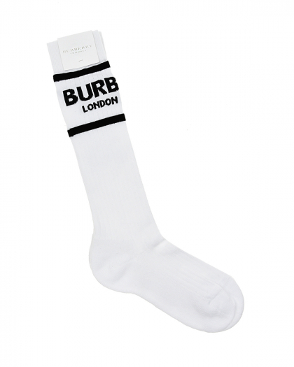 Белые спортивные носки Burberry | Фото 1