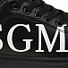 Черные кеды с белым логотипом MSGM | Фото 6