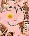 Розовое платье Coletta Wannabe Leopard Molo | Фото 4