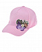 Розовая кепка с аппликацией &quot;бабочка&quot; Regina | Фото 3