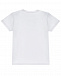 Белая футболка с салатовым логотипом Moncler | Фото 2