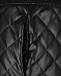 Черные стеганые шорты из эко-кожи  | Фото 4