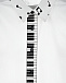 Белая рубашка с принтом &quot;ноты&quot; Stella McCartney | Фото 4