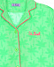 Зеленая рубашка с короткими рукавами Saint Barth | Фото 3