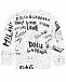 Белый свитшот с принтом &quot;граффити&quot; Dolce&Gabbana | Фото 2