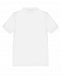 Белая трикотажная футболка-поло Aletta | Фото 3