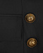 Черные шорты с золотыми пуговицами Balmain | Фото 3