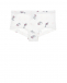 Белые трусы-шортики с принтом &quot;русаолчки&quot; Sanetta | Фото 1