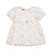 Хлопковое платье с цветочным принтом Sanetta Kidswear | Фото 1