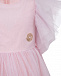 Розовое платье с рукавами крылышками Elie Saab | Фото 5