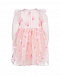 Розовое платье с аппликациями в форме сердечек Monnalisa | Фото 2