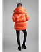 Удлиненная оранжевая куртка с капюшоном Naumi | Фото 9