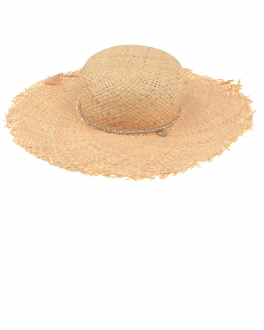 Шляпа из соломки Il Trenino Бежевый, арт. 22-8270 UNICO | Фото 1