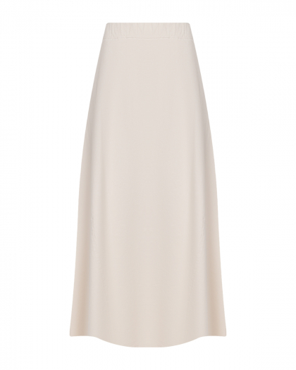 Вельветовая юбка кремового цвета Panicale | Фото 1