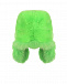 Меховая шапка ушанка, зеленая Рина Поплавская | Фото 5