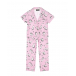 Розовая пижама с принтом &quot;единороги&quot; Dan Maralex | Фото 1