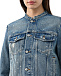 Укороченная джинсовая куртка, голубая MM6 Maison Margiela | Фото 9