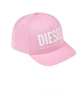 Розовая бейсболка с лого Diesel Розовый, арт. J00173 KXA77 K39G | Фото 1