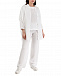 Белые брюки с поясом на кулиске 120% Lino | Фото 2
