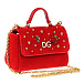 Бархатная сумка с цепочкой Dolce&Gabbana | Фото 3
