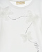 Белая блуза с рукавами-фонариками Monnalisa | Фото 3