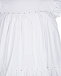 Белое поплиновое платье со стразами Miss Blumarine | Фото 4