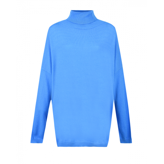 Синий свитер oversize из кашемира  | Фото 1