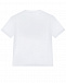 Белая футболка с логотипом из пайеток Dsquared2 | Фото 2