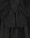Черное шелковое платье с шитьем Stella McCartney | Фото 3